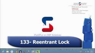 j2se133 ReentrantLock java Thread [upl. by Johen]