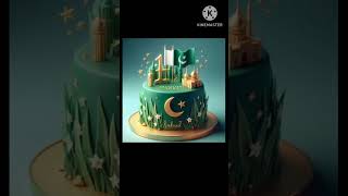 Pakistani cake 🍰🎂 independenceday foryou [upl. by Sineray]