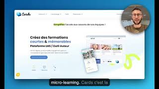 Démonstration de Cards microlearning et lassistant IA intégré [upl. by Grew]