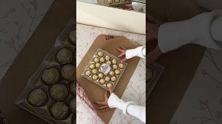 How to wrap a gift gift giftwrapping handmade chocolate asmr how howto wrapping diy ideas [upl. by Dlorag917]