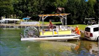 STERNWHEELER OF LAKE TOMAHAWK [upl. by Yevoc]