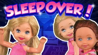 Barbie  The Twins First Sleepover  Ep214 [upl. by Eniamor]