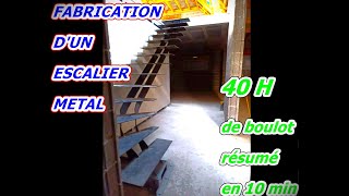 fabrication dun escalier en métal acier [upl. by Zach664]