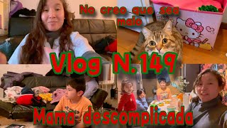 Vlogmas 5 2023  mama descomplicada  mi gato esta loco [upl. by Bedad489]