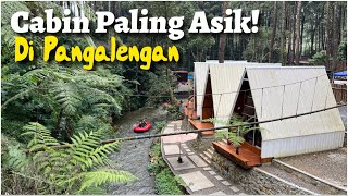 Six Luxury Riverside Pangalengan  Cabin Pinggir Sungai Seru Banget Vlog90 [upl. by Haeel]