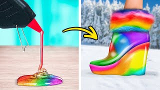 Amazing Shoe Crafts and Hacks for Happy Feet 👟✨ [upl. by Aneed334]