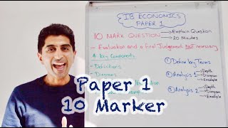 IB Economics Paper 1  10 Mark Question  Exam Technique [upl. by Keely]