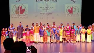 TCSBC Kalai Vizha 2023  Surrey School Students  Oh Canada [upl. by Dunston]