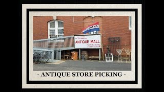 Antique Store Picking  Marietta Ohio  Vintage Marbles  Toys  Bottles  Shopping  Antiques [upl. by Branen]