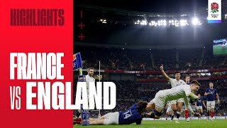 A classic encounter  Highlights of France v England [upl. by Hilaria]