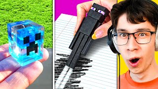 MINECRAFT Creations And Crafts That Are Next Level [upl. by Ainerbas]