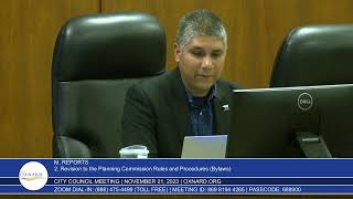 City Council Meeting  11212023 [upl. by Etra]