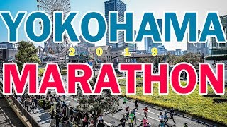 全編【横浜マラソン2019】Yokohama Marathon  橫濱馬拉松 沿道の暖かい応援とそれに応えるランナーの皆さん頑張り、最後まで走り切る姿に感動 [upl. by Ylsew744]