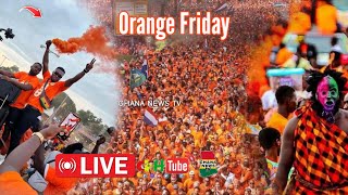 LIVE Worlds Biggest Street Carnival Massive Crowd storm Cape Coast Orange Friday Street Carnival [upl. by Siednarb]