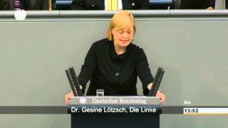 Gesine Lötzsch DIE LINKE Die Buchhalter haben über unsere Zukunft gesiegt [upl. by Essirahs]