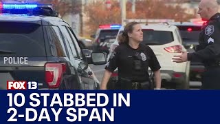 10 people stabbed in 38hour stretch in Seattle  FOX 13 Seattle [upl. by Eylloh]