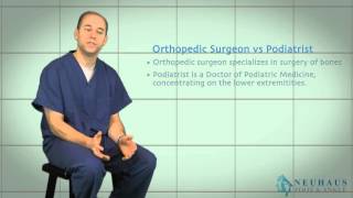 What is the Difference Between a Podiatrist and an Orthopedic Surgeon [upl. by Deehan809]