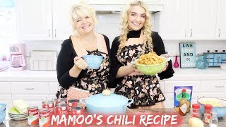 Mamoos Chili Recipe  Rydel Lynch [upl. by Ariuqahs143]