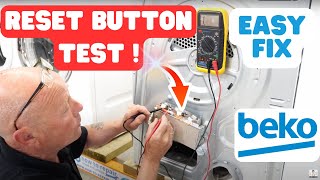 Beko Tumble Dryer Not Heating  Hidden Reset Button of Thermostat [upl. by Edveh]