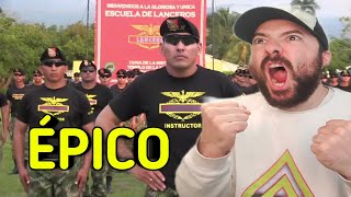 Español REACCIONA a La BRUTAL Escuela de LANCEROS de COLOMBIA 🇨🇴 [upl. by Anana]