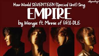 How Would SEVENTEEN Special Unit Sing EMPIRE by WENGIE ft Minnie GIDLE HANROMENG LYRICS [upl. by Esyahc977]