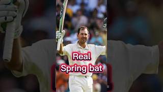 Ricky Ponting using Spring Bat is REAL 😱 cricket rickyponting ytshorts [upl. by Yona]