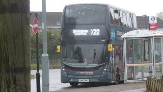 Bus Route X22 to Woodgate [upl. by Sharron442]