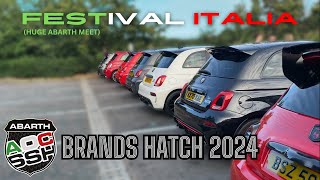 ABARTH meet Brands Hatch Festival Italia 2024 [upl. by Thgiwd738]