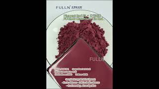 Pigment Red 33 FUE146 Chromiumtin red CICP MMO pigment [upl. by Eachern]