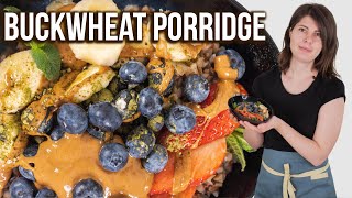 Buckwheat Porridge  Delicious Gluten Free Recipe [upl. by Telocin]