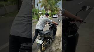 Ngirit bensin ya di dorong 🤣 viralvideo fyp [upl. by Nylitak571]