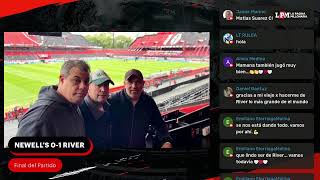 Newells vs RIVER EN VIVO Fecha 12  Liga Profesional Relata Lito Costa Febre [upl. by Atiuqal272]