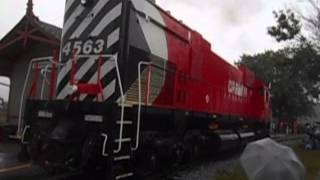 Parade de locomotives Exporail [upl. by Parlin]