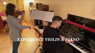 Experience  Ludovico Einaudi Violin and Piano Duet [upl. by Haleelahk]