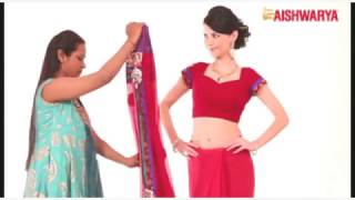 Draping a Ready Pleated Saree [upl. by Lalittah232]