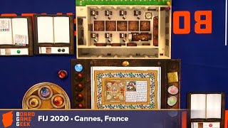 Scriptorium — game preview at FIJ 2020 in Cannes [upl. by Llerraf]