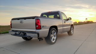 04 Silverado 48 Corsa Pro Series Muffler with 3quot Exhaust Stock Manifolds amp Cats [upl. by Leirza16]