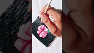 Mini Flower Series 16 hibiscus acrylicpainting minipainting flower simple  Infinite Art VS 🎨 [upl. by Gothurd]