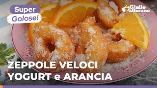 ZEPPOLE VELOCI YOGURT e ARANCIA – Un dolce super veloce goloso e profumato 🧡🍊 [upl. by Nagoh]