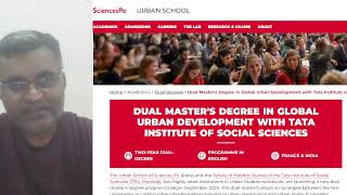 TISS New Course Alert International Masters in Global Urban Development with SciencesPo [upl. by Ielirol629]