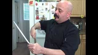 Knife Sharpening How To Use A Sharpening Steel Part 1 [upl. by Suivatnom]