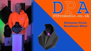 Eliminator Lighting Vortex Moonflower Light Unboxing and Review  DYProAudio [upl. by Wymore]