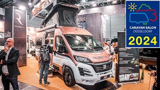 ROBETA ARES 2025 5 SLEEPER CAMPERVAN SALON CARAVAN 2024 DUSSELDORF [upl. by Adiari]