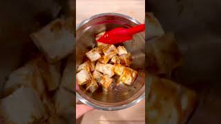 Air Fryer Crispy Tofu  Made with teriyaki marinade [upl. by Rhetta137]