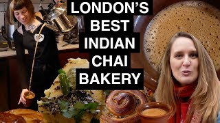 LONDONS BEST INDIAN CHAI BAKERY  CHAI GUYS BAKEHOUSE  NOTTING HILL  PORTOBELLO ROAD  DHOKLA [upl. by Harihat]