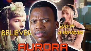 Auroras Believer Cover by Imagine Dragons  ariana grande  REACTION [upl. by August495]