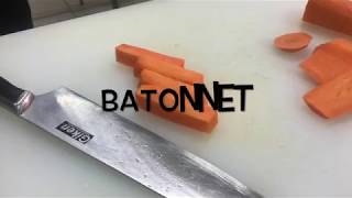 Vegetable Cutting  Batonnet [upl. by Aniarrol958]