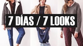 ¿Qué Me Pongo HOY 👗 Looks de DIARIO Ideas de Ropa en 5 MINUTOS  7Días7Looks [upl. by Zertnom]