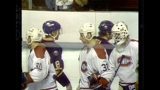 Canadiens end 198586 regular season vs Sabres [upl. by Philan]