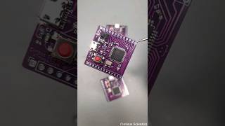 Custom ATmega32u4 microcontroller PCB soldering electronics diy arduino [upl. by Januarius]